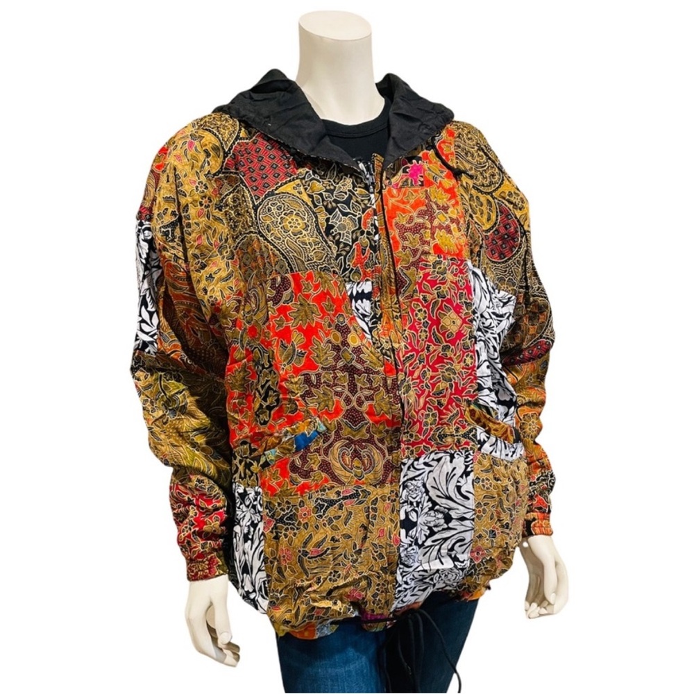 New Vintage Patchwork Batik Jacket - image 7